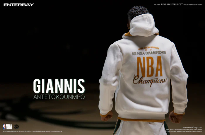 NBA Basketball - Giannis Antetokounmpo Real Masterpiece 1/6th Scale Action Figure - Image 5