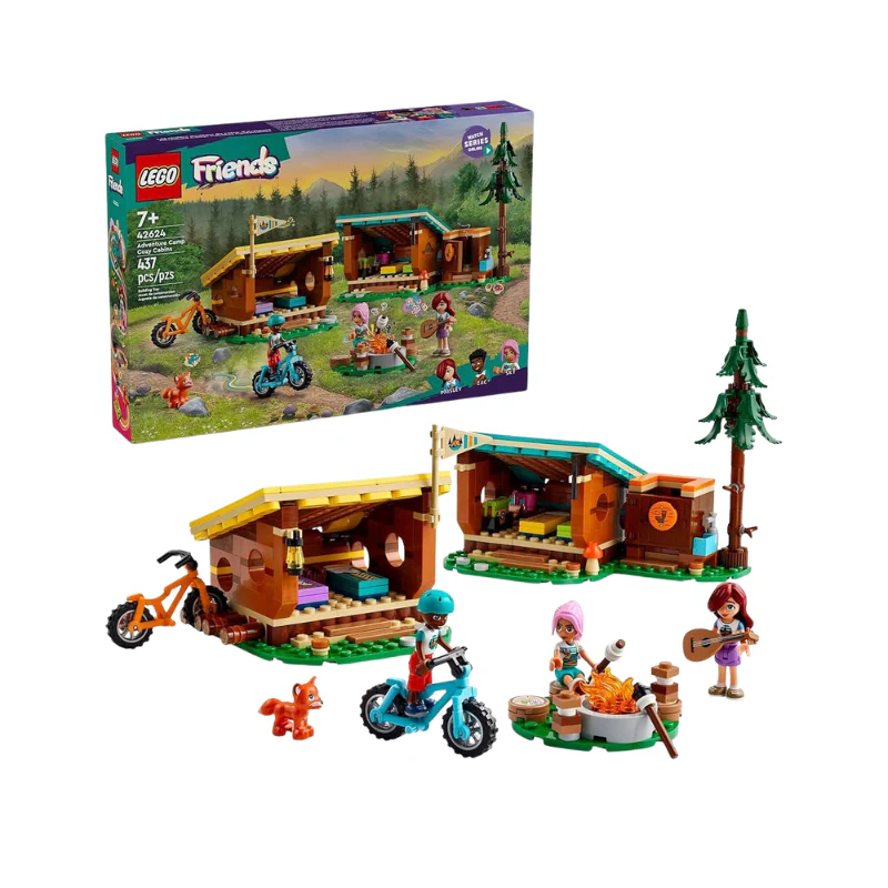 42624 Adventure Camp Cozy Cabins By Lego