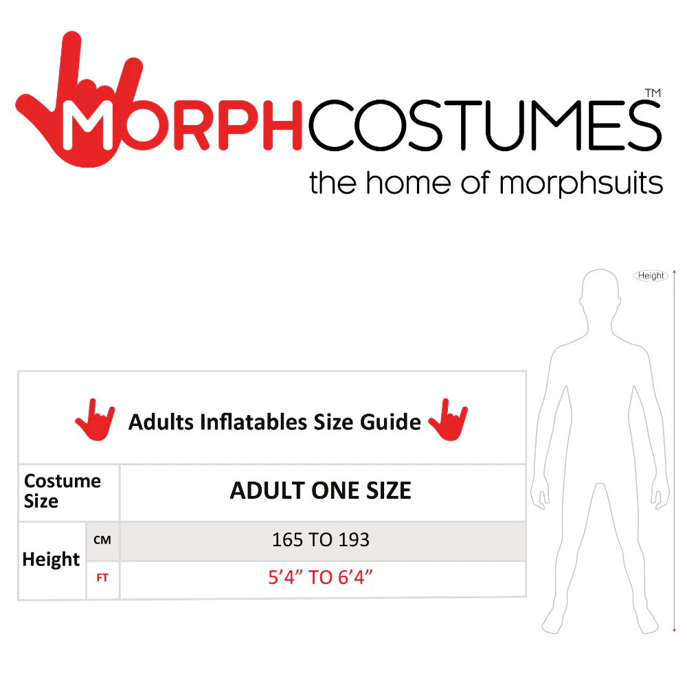 Alien Pick Me Up Inflatable Costume for Adults by Morphsuits - Image 2