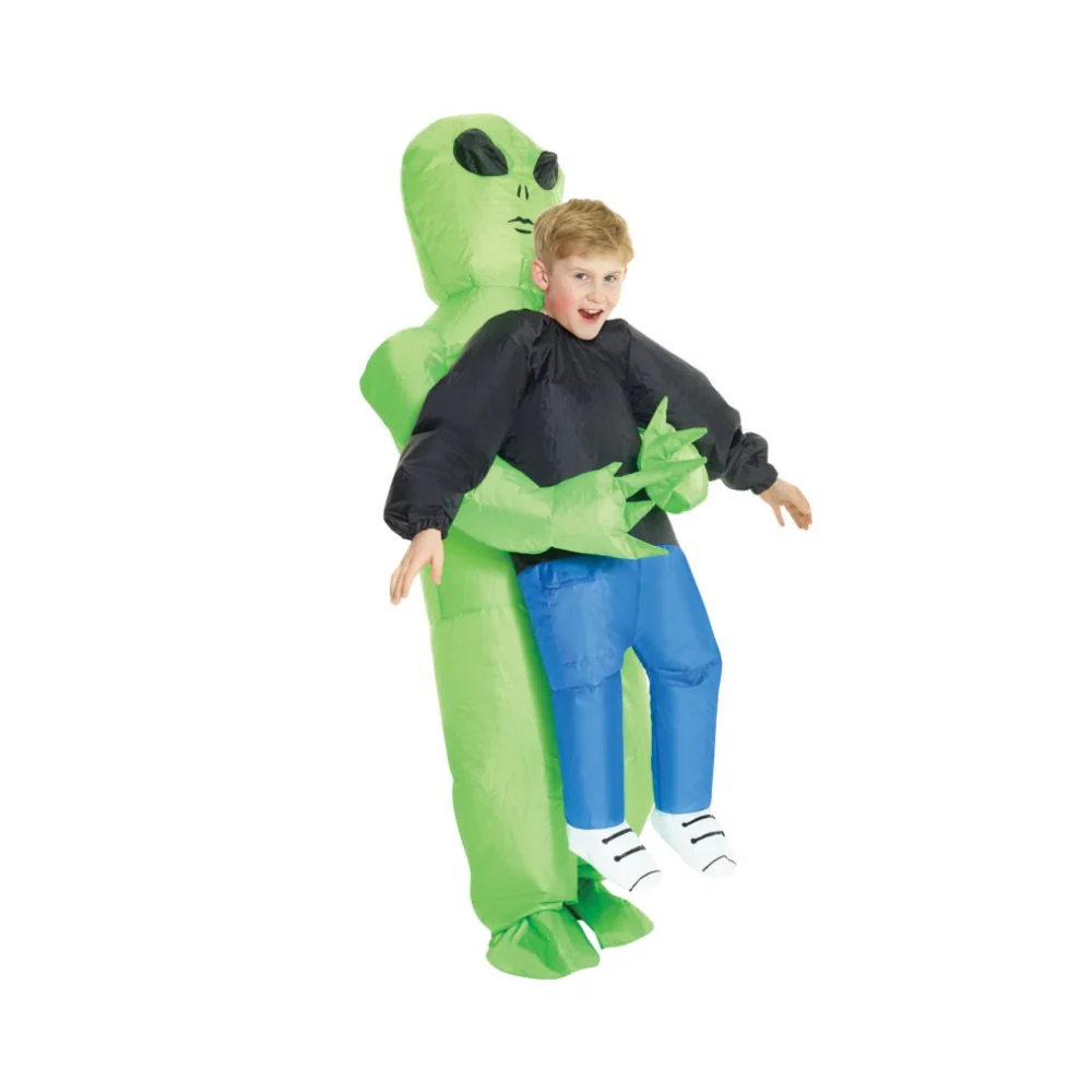 Alien Pick Me Up Inflatable Costume for Kids by Morphsuits