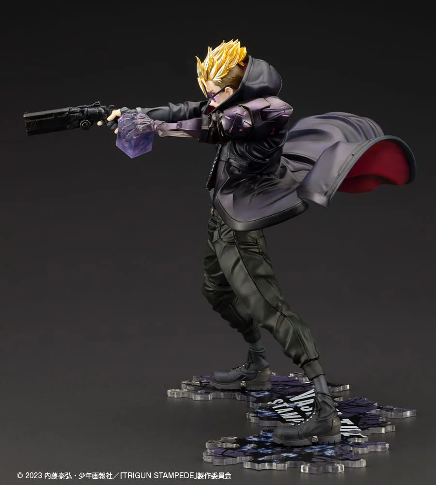 Vash the Stampede The Gunman in Black- TRIGUN STAMPEDE 1/8 Scale Figure By Kotobukiya - Image 3