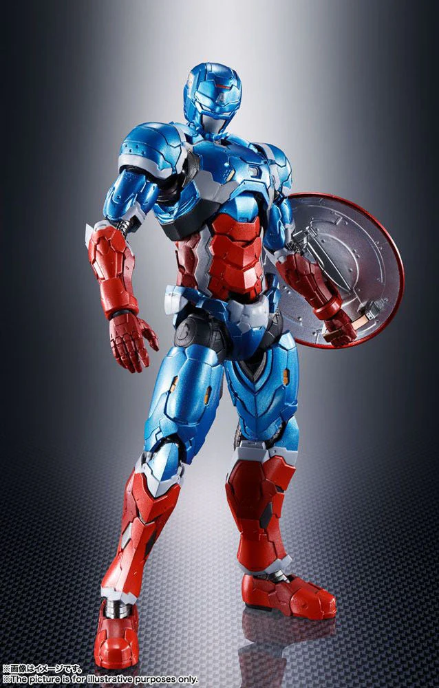 Captain America Tech-On Avengers Version S.H.Figuarts Figure by Bandai Tamashii - Image 5