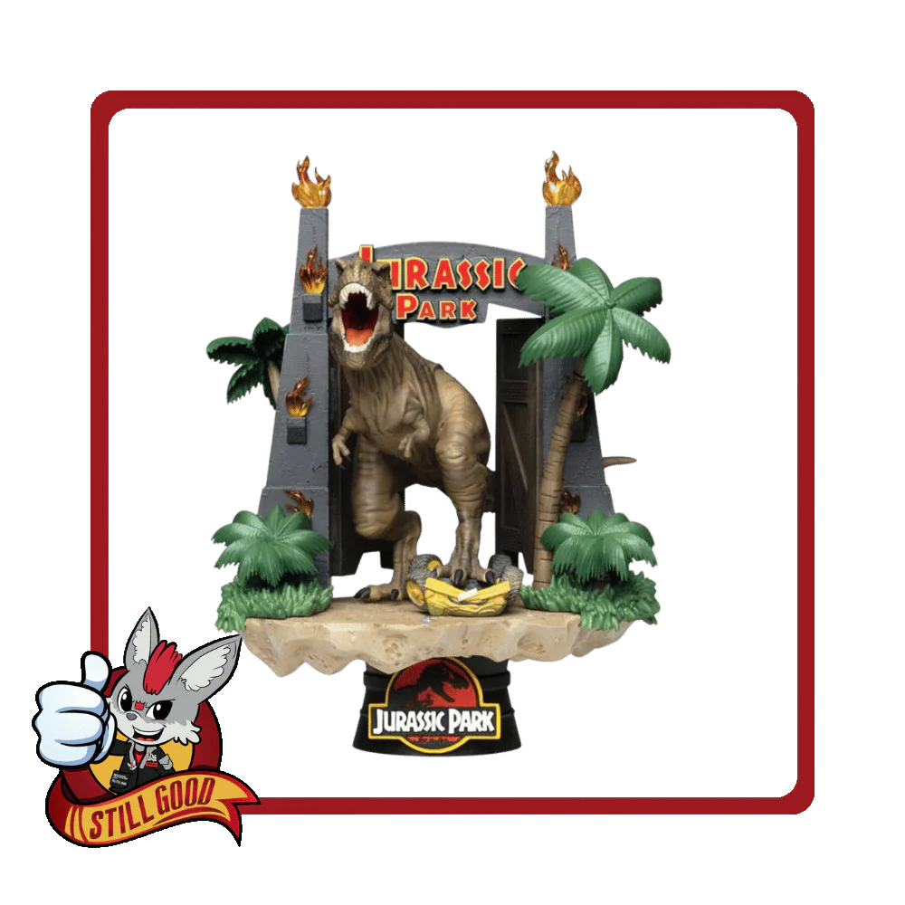 Beast Kingdom : Jurassic Park D-Stage 088 - Jurassic Park Gate [Damaged Box]