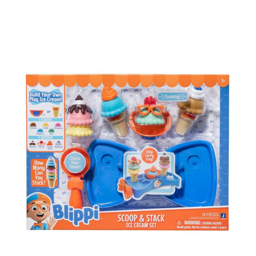 Blippi Roleplay Scoop & Stack Set