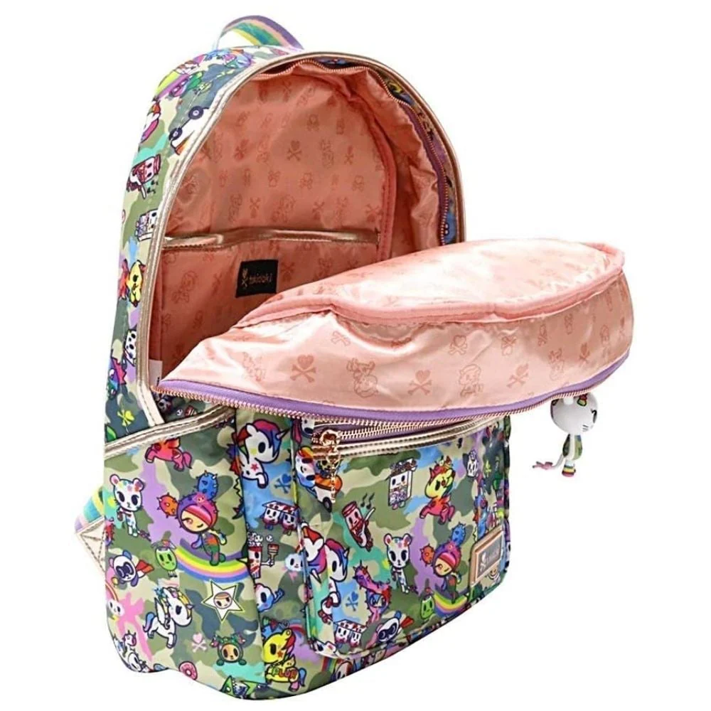 Camo Kawaii Backpack Multi - Image 3