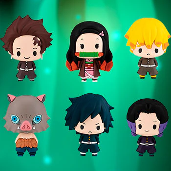 Demon Slayer Kimetsu No Yaiba Chokorin Mascot Series Vol.01 Trading Figure Set of 6 - Image 2