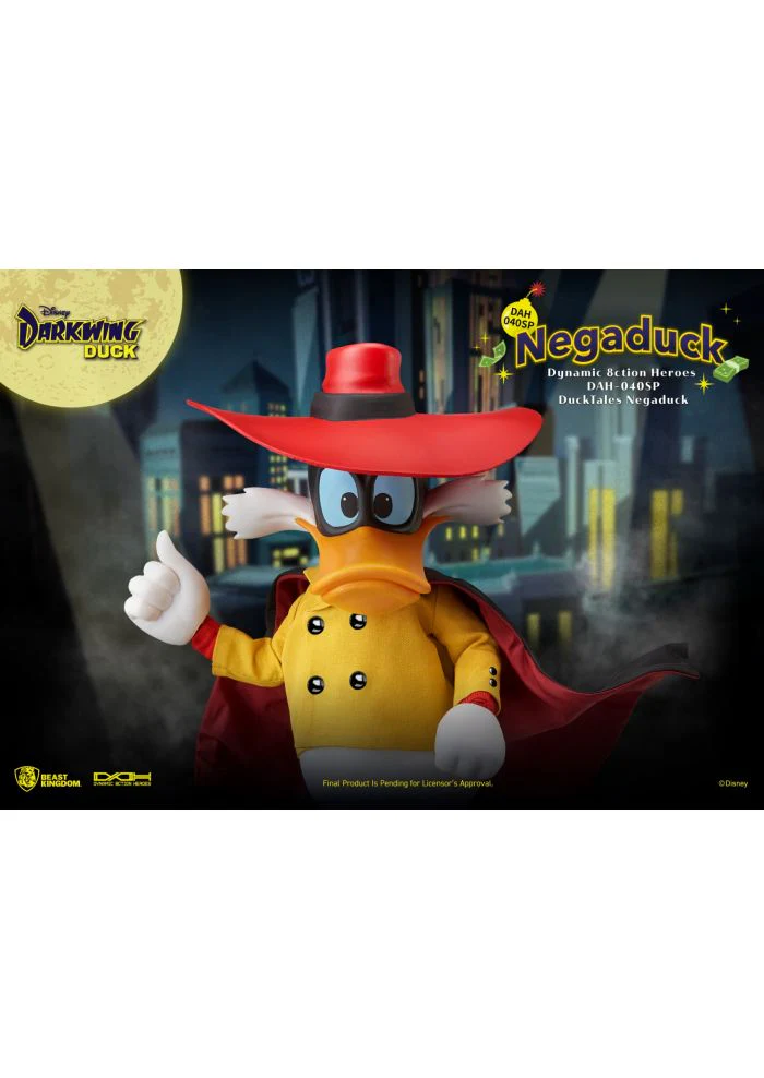 Ducktales Nega Duck Action Figure By Beast Kingdom (DAH-04) - Image 2