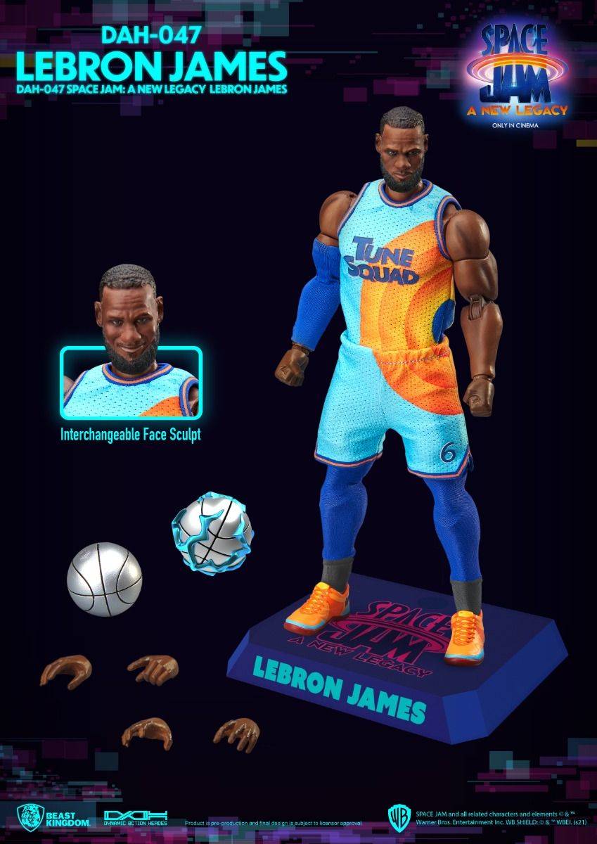 Space Jam : A New Legacy Lebron James Dynamic 8ction Heroes Figure by Beast Kingdom (DAH-047) - Image 2