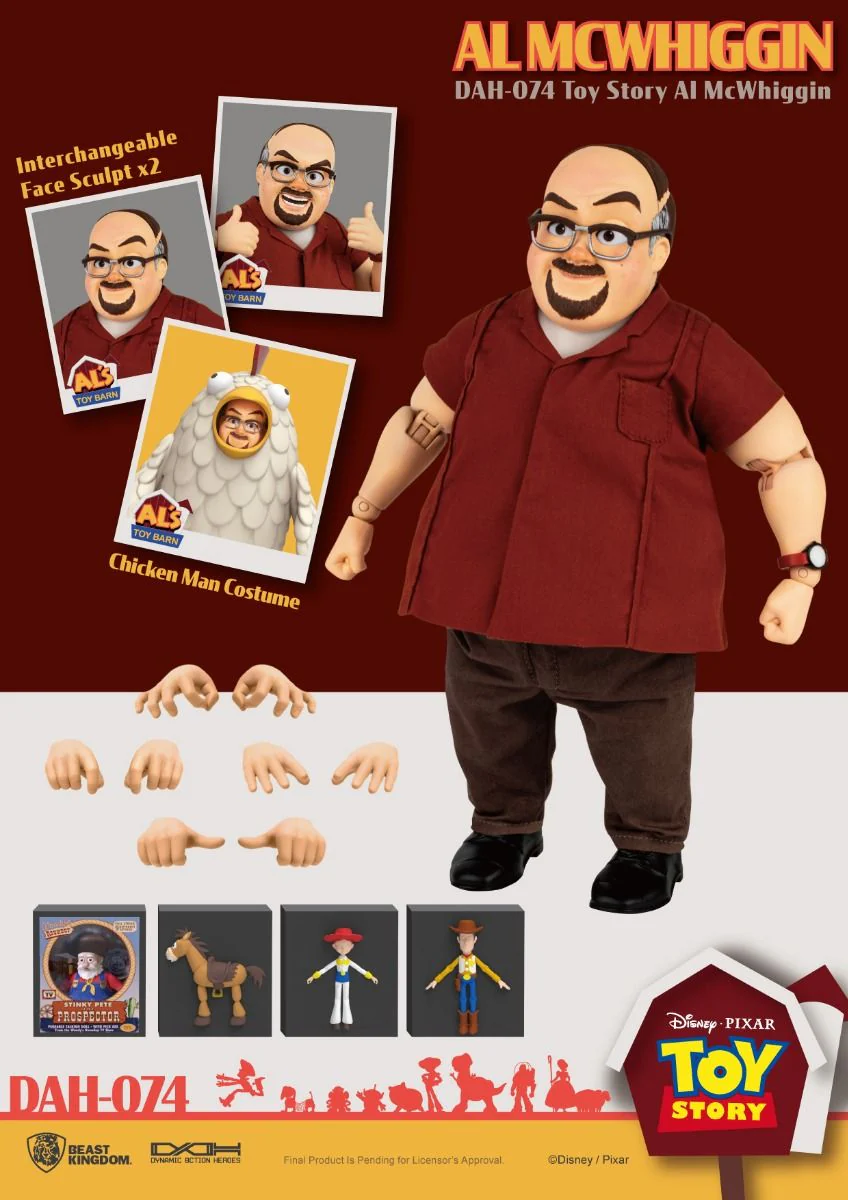 Toy Story 2 Al Mcwhiggn DAH Action Figure by Beast Kingdom (DAH-074) - Image 3
