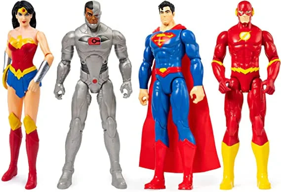 DC Universe Fig 12" 4-Pack By Spin Master - Image 2
