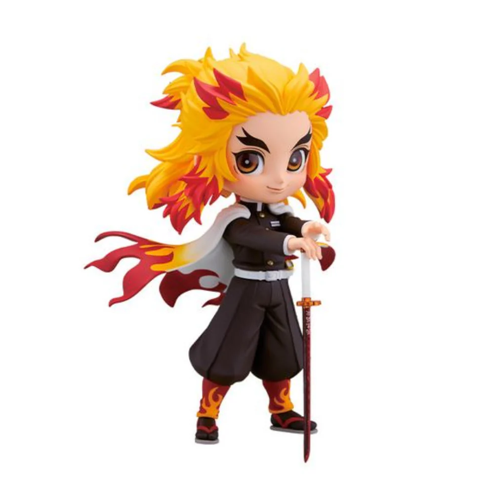 Demon Slayer Kimetsu No Yaiba Kyojuro Rengoku Ver.A Q Posket Figure by Banpresto