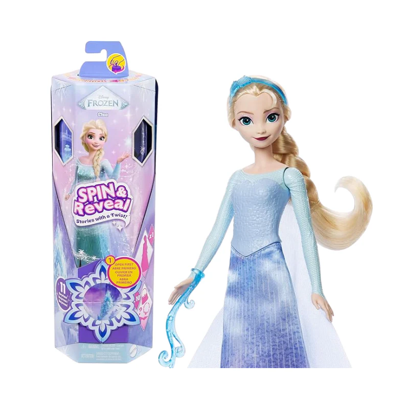 Disney Frozen Fashion Dolls Spin & Reveal Elsa Toys by Mattel