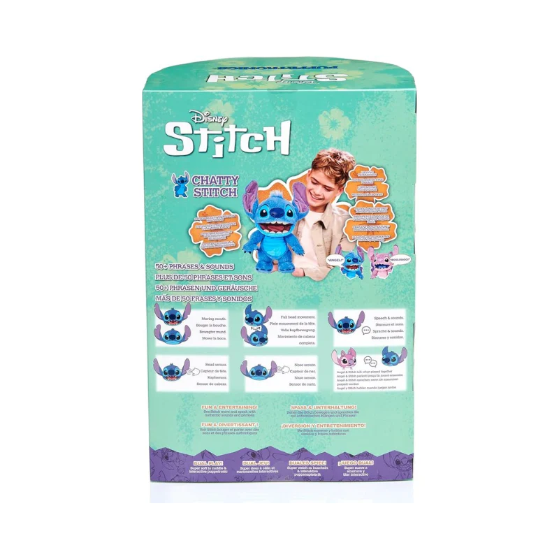 DISNEY STITCH REALFX CHATTY PUPPET 12 - Image 4