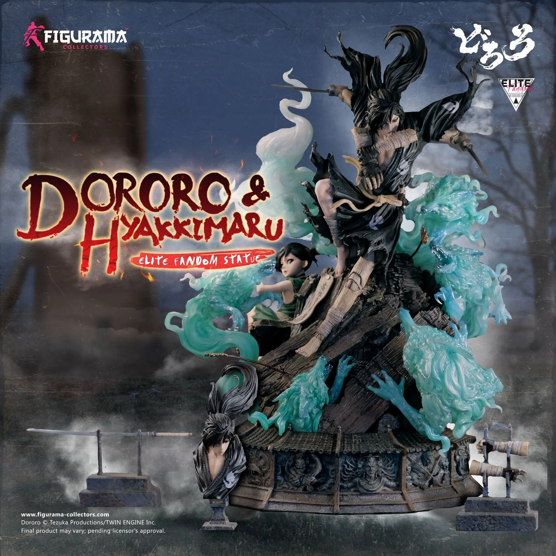 Dororo & Hyakkimaru Elite Fandom Statue By Figurama - Image 2