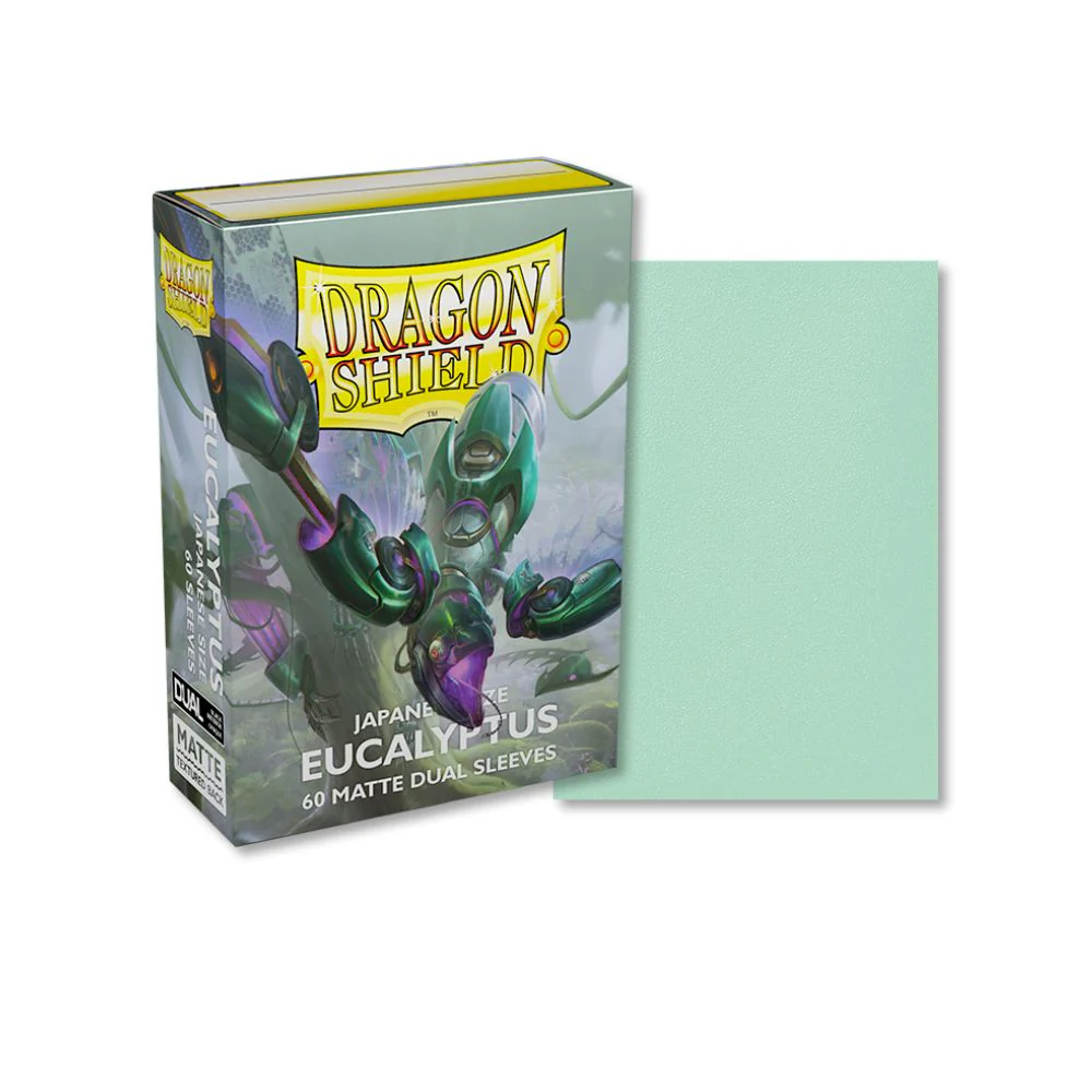 Dragon Shield Japanese size Dual Matte Sleeves - Eucalyptus