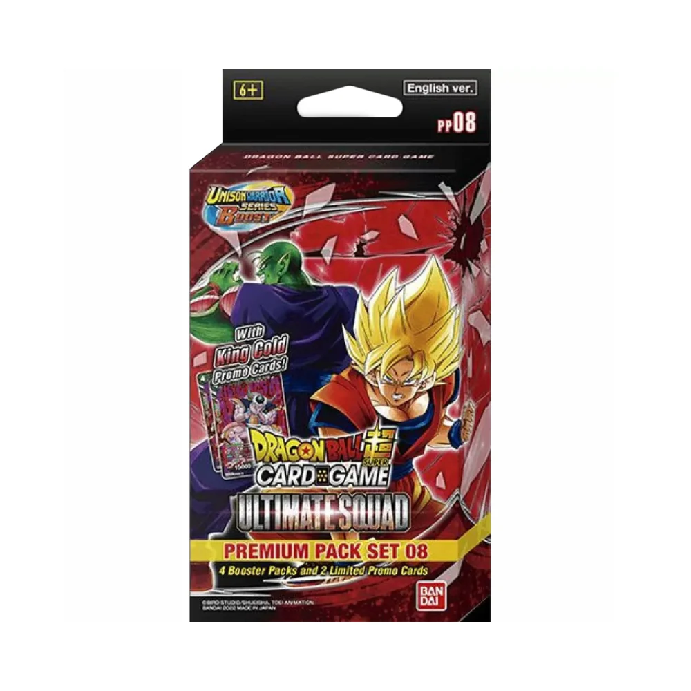 Dragon Ball Super Card Game Ultimate Squad Pp08 Premium Pack by Bandai