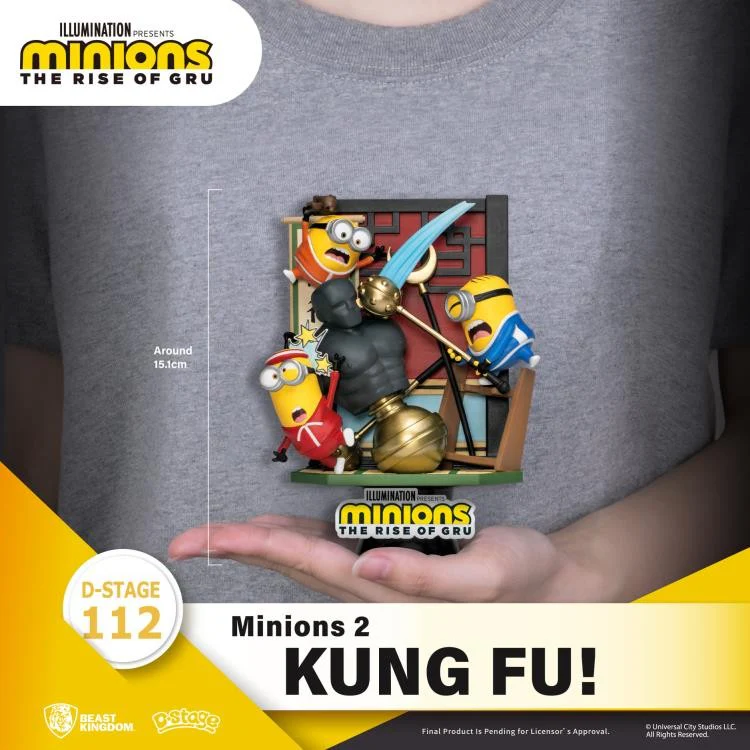 Minions 2: Minions Kung Fu! The Rise of Gru DS-112 D-Stage Diorama Figure by Beast Kingdom - Image 3