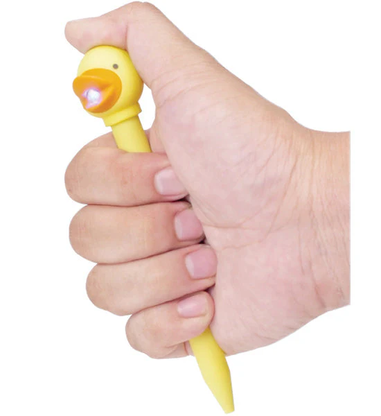 Duck Light and Sound Pen by Kikkerland - Image 2