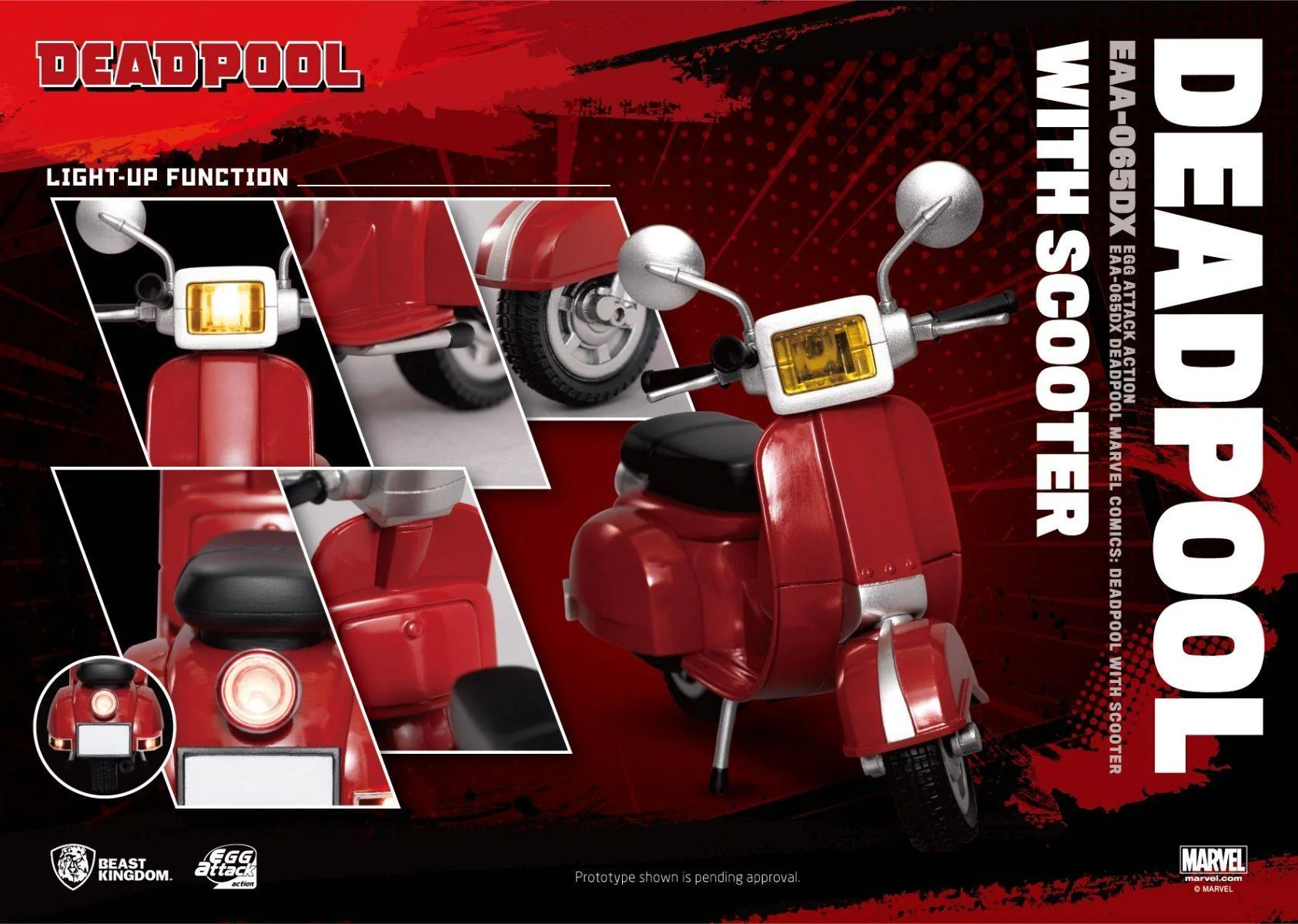 Marvel Deadpool DX Version Egg Attack Action Figure by Beast Kingdom (EAA-065DX) - Image 3