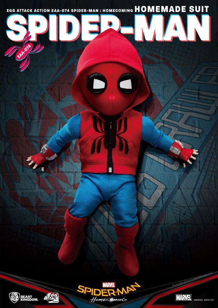 Spider-Man: Homecoming Spider-Man Homemade Suit Action Figure By Beast Kingdom (EAA-074) - Image 2
