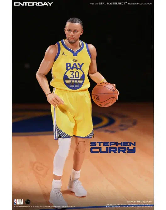 Stephen Curry Real Masterpiece1/6 Scale Action Figure by Enterbay - Image 6