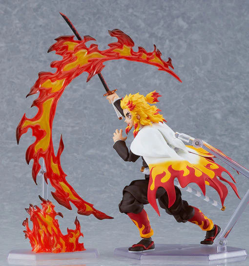 Demon Slayer Kimetsu no Yaiba: Kyojuro Rengoku Figma Action Figure by Max Factory - Image 3