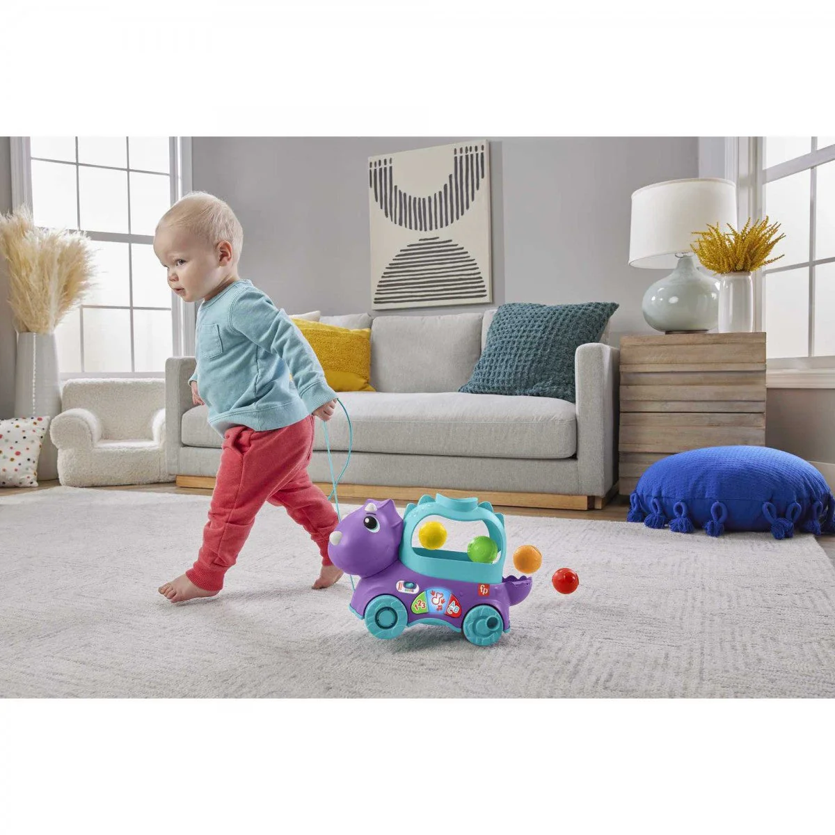 Fisher Price Poppin' Dino- QE By Mattel - Image 2