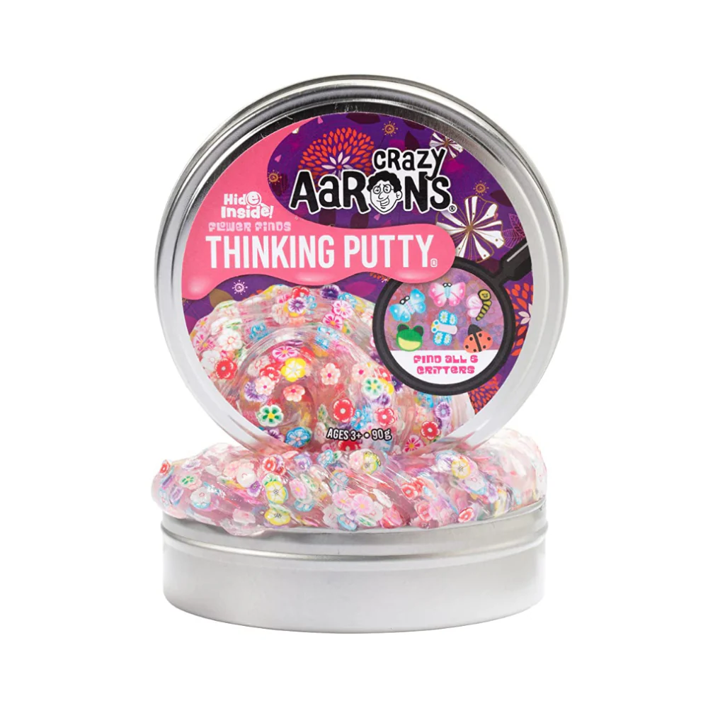 Crazy Aaron's Hide Inside Flower Finds Thinking Putty