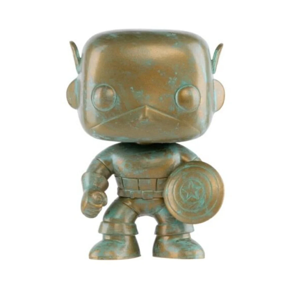 Funko Exc : Marvel 80th - Captain America (Patina) #497