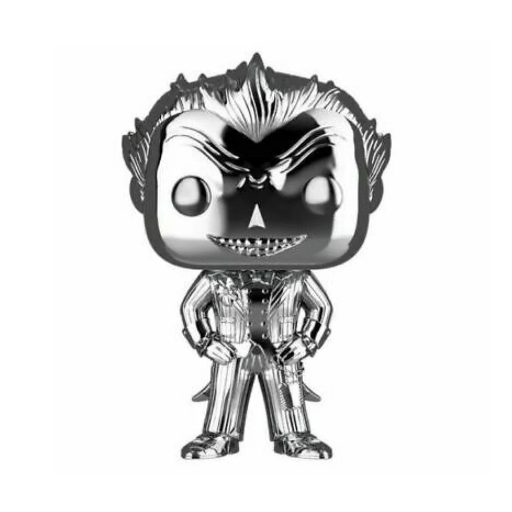 Funko Exc :  DC Comics Batman Arkham Asylum - The Joker (Silver Chrome) #53