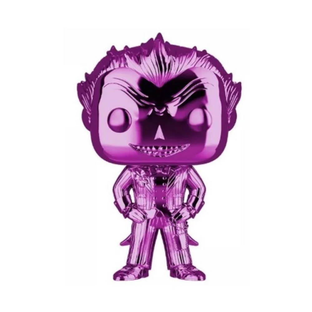 Funko Exc :  DC Comics Batman Arkham Asylum - The Joker (Purple Chrome) #53