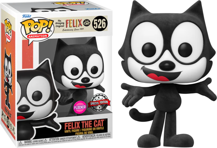Funko Exc : Felix the Cat - Felix the Cat (Flocked) #526 - Image 2