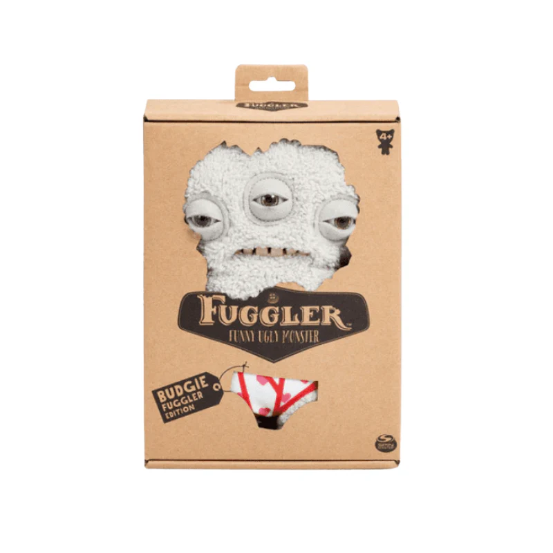 Fuggler 9" Funny Ugly Monster - Grey Fuzzy Annoyed Alien - Image 2