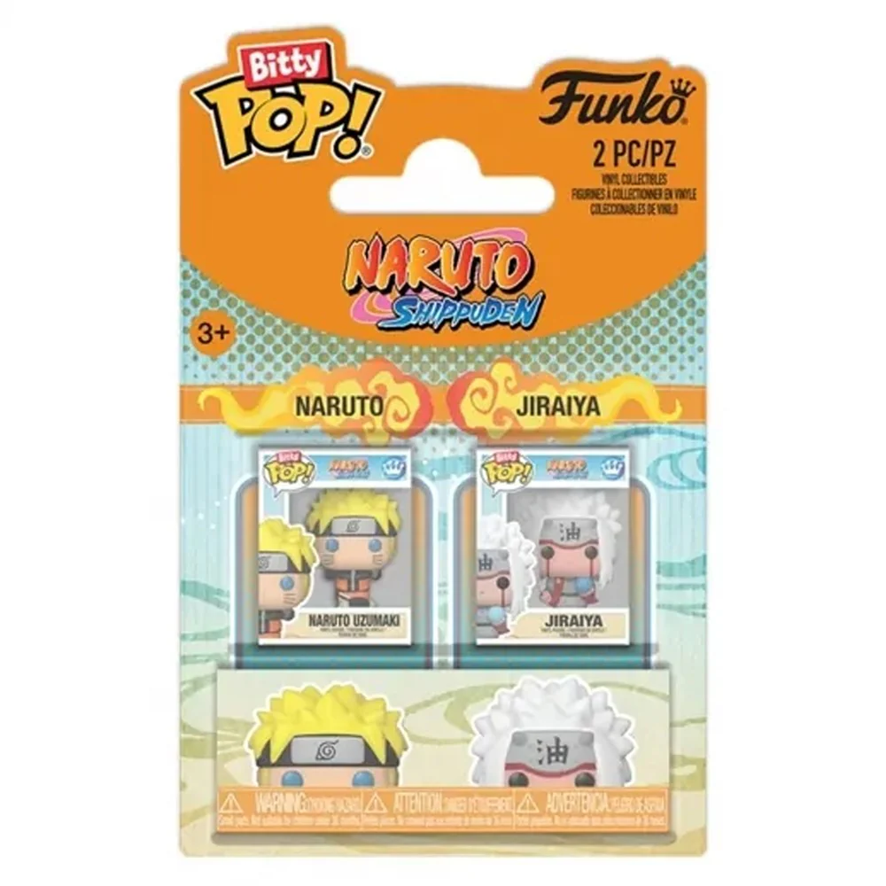 Funko Bitty Pop Animation Naruto Shippuden Naruto & Jiraiya 2Pk