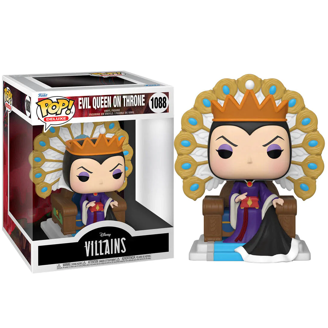 Funko Del : Disney Villains - Evil Queen on Throne (1088) - Image 2