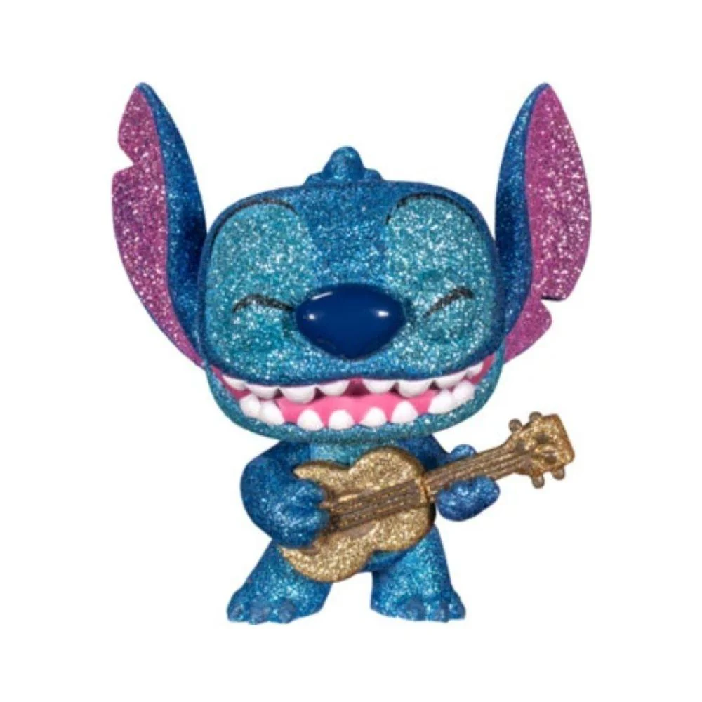 Funko Exc : Disney - Stitch with Ukulele(DIAMOND GLITTER POP) (1044)
