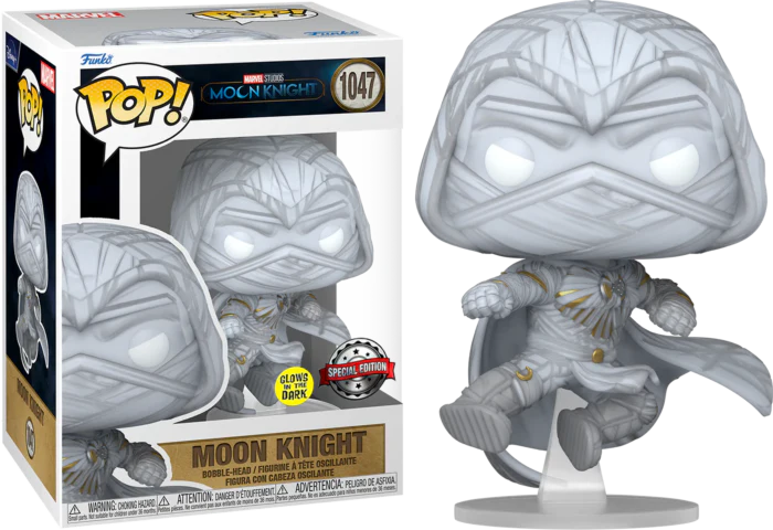 Funko Exc : Moon Knight- Moon Knight  (Glow in the Dark) (1047) - Image 3