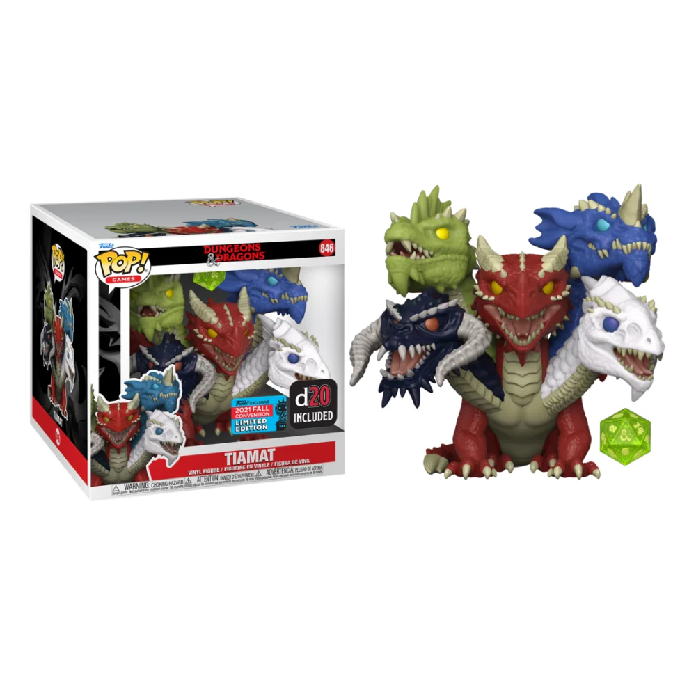 Funko NYCC Exc 2021 : Dungeons and Dragons - Tiamat with Dice - Image 2