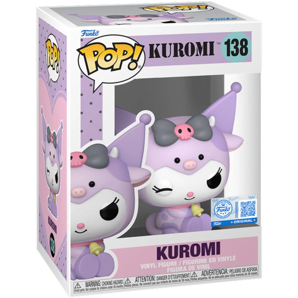 Funko Pop Animation Sanrio - Kuromi In Cow Cosplay (Exc) - Image 2