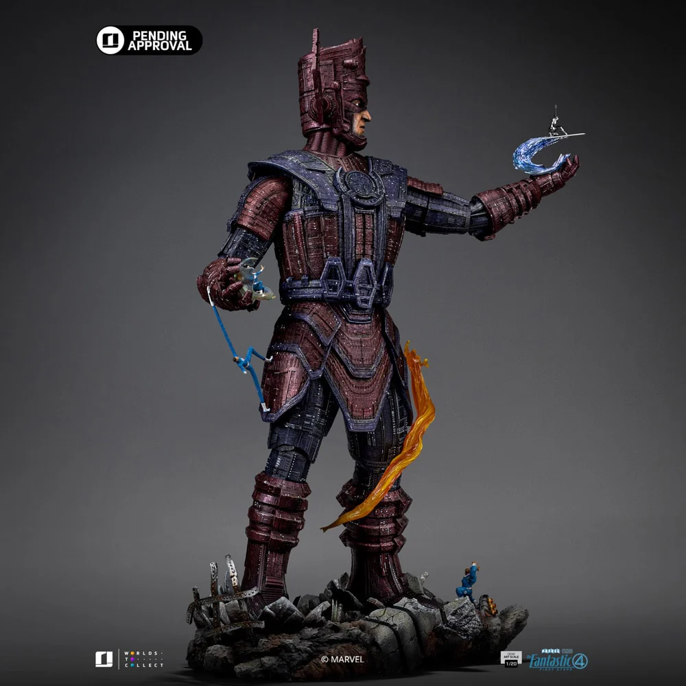 Marvel Galactus Diorama Deluxe- Demi Art Scale 1/20 Extra Invisible Sue Storm and Extra Head Light By Iron Stuios - Image 15