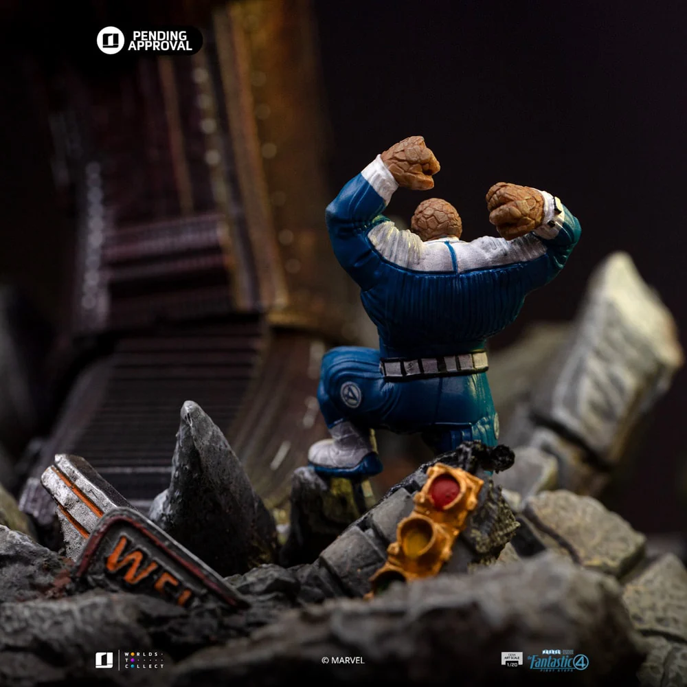 Marvel Galactus Diorama Deluxe- Demi Art Scale 1/20 Extra Invisible Sue Storm and Extra Head Light By Iron Stuios - Image 8