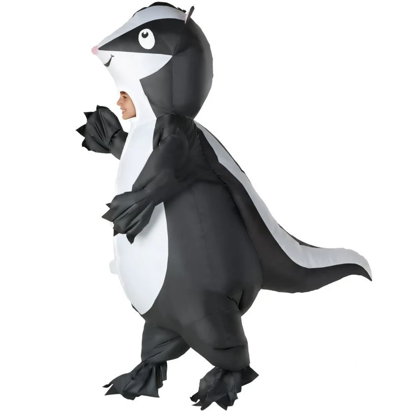 Giant Skunk Inflatable Costume for Kids by Morphsuits - Image 3