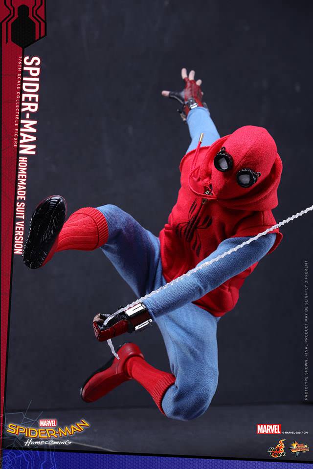 Spider-Man : Homecoming – Homemade Suit Action Figure By Hot Toys - Image 3