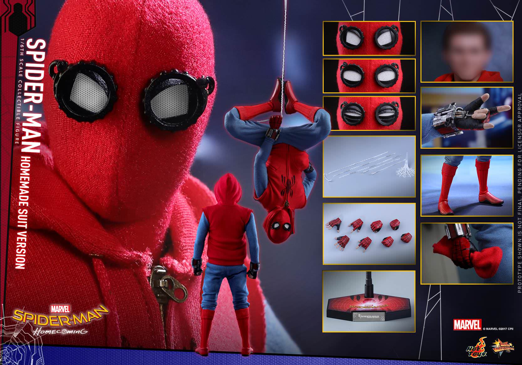 Spider-Man : Homecoming – Homemade Suit Action Figure By Hot Toys - Image 5