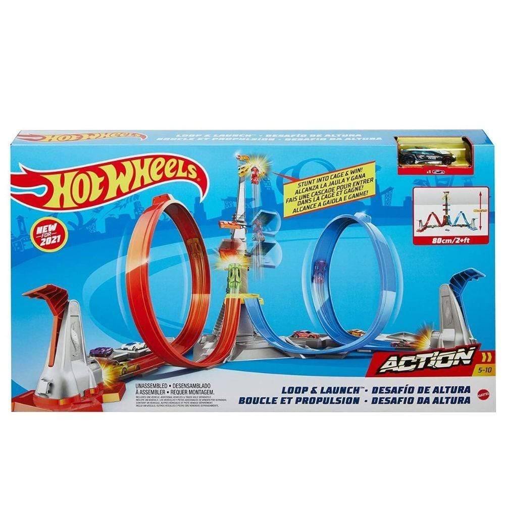 Hot Wheels Loop and Launch Track Playset - Image 3