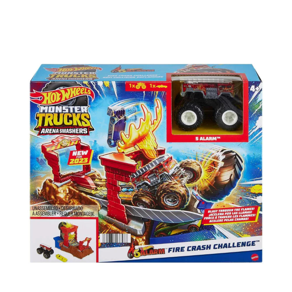 Hot Wheels Monster Trucks Arena World: Entry Challenge Asst By Mattel