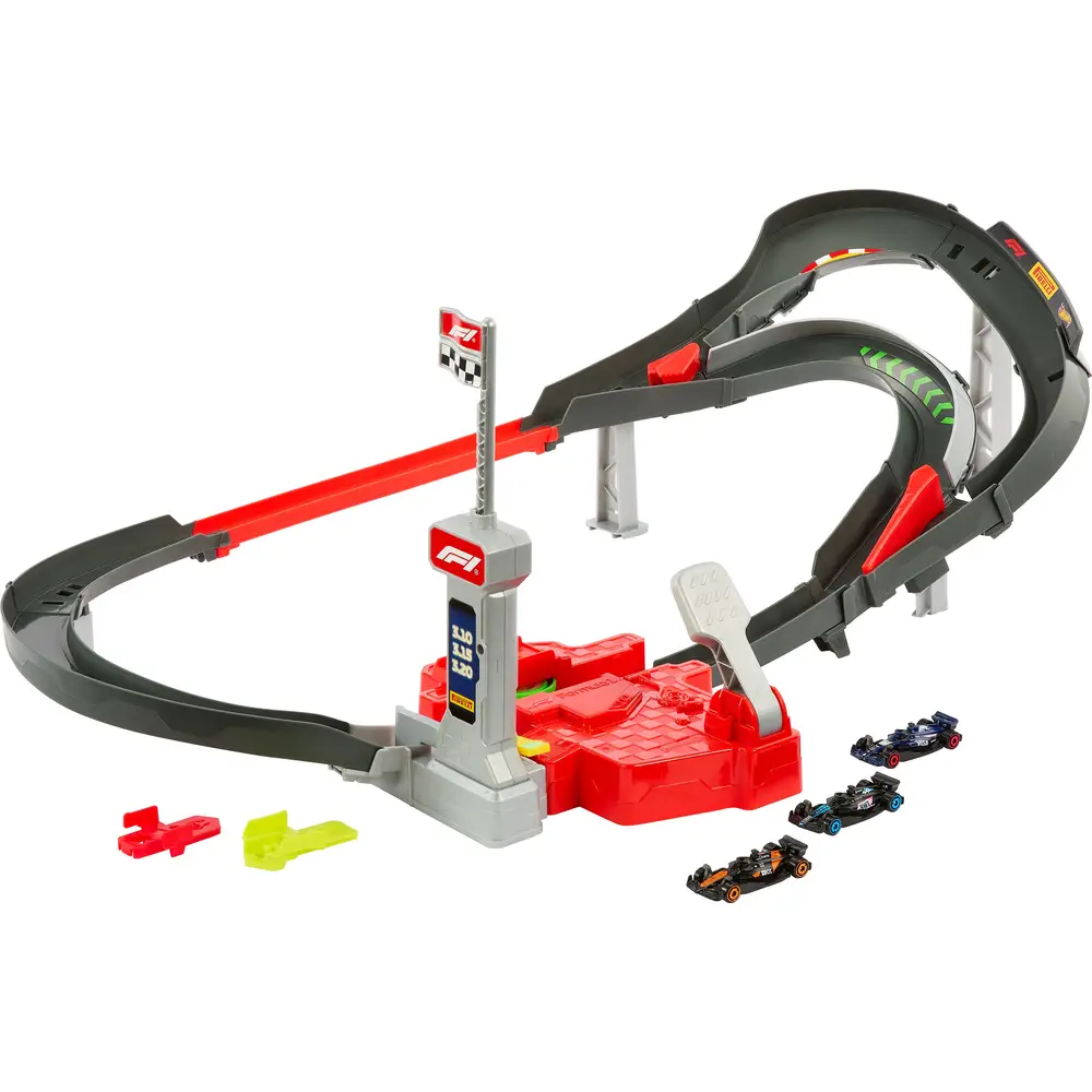 Hot Wheels Racing Sprint Trackset F1 Diecast Cars By Mattel