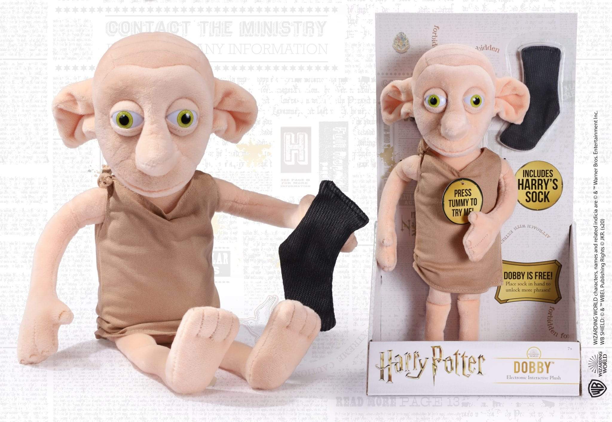 HP - Dobby Interactive Plush