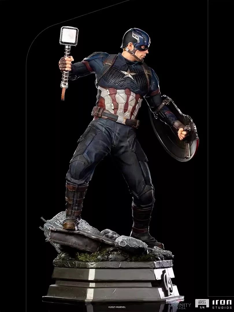 Marvel Captain America - Infinity Saga - Legacy Replica 1/4 - Iron  by Iron Studios - Image 3