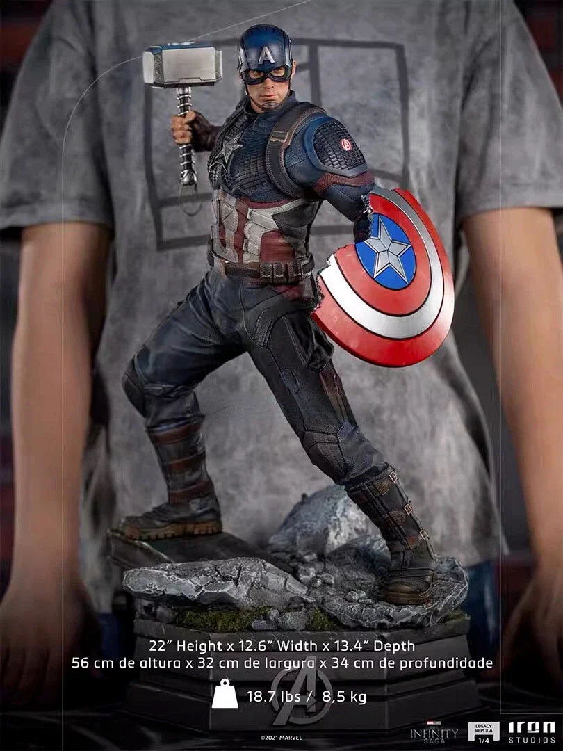 Marvel Captain America - Infinity Saga - Legacy Replica 1/4 - Iron  by Iron Studios - Image 4